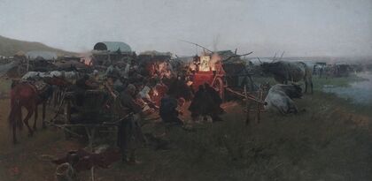 Prayer in the steppe