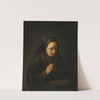 Praying old woman by Gerrit Dou