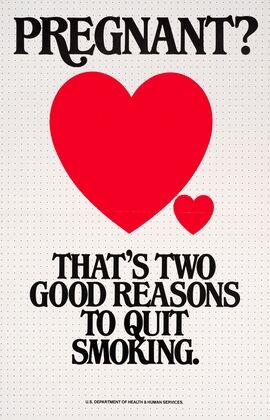 Pregnant, that’s two good reasons to quit smoking — size preview
