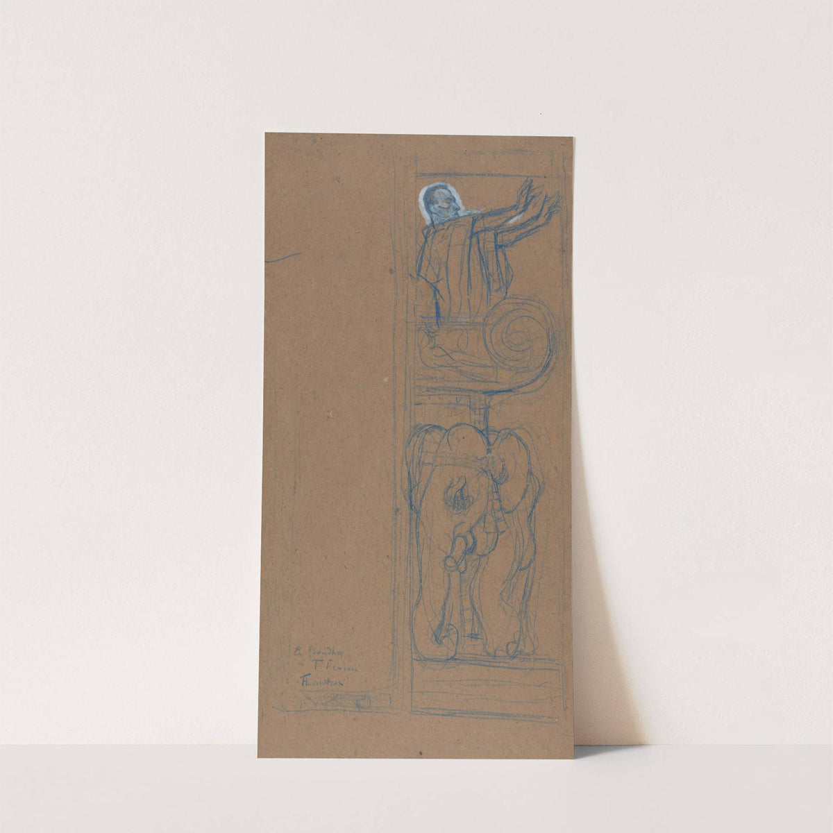 Preliminary Design for the Playbill to 'Le Chariot de Terre Cuite' by Henri de Toulouse-Lautrec