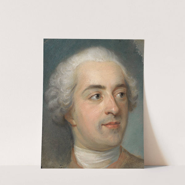Préparation for a Portrait of Louis XV (1710-1774) by Maurice-Quentin de La Tour