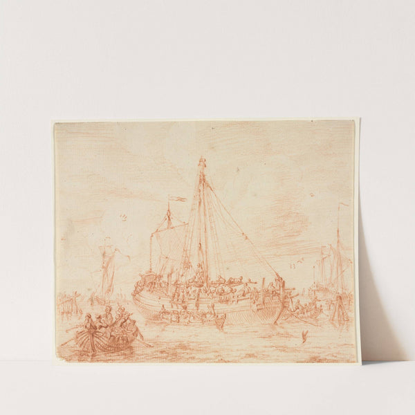Preparation of the Herring Bark (1700–1730) by Sieuwert van der Meulen