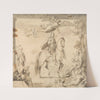 Preparatory Study for the decoration ‘Equestrian Portrait of George I’ by John Vanderbank