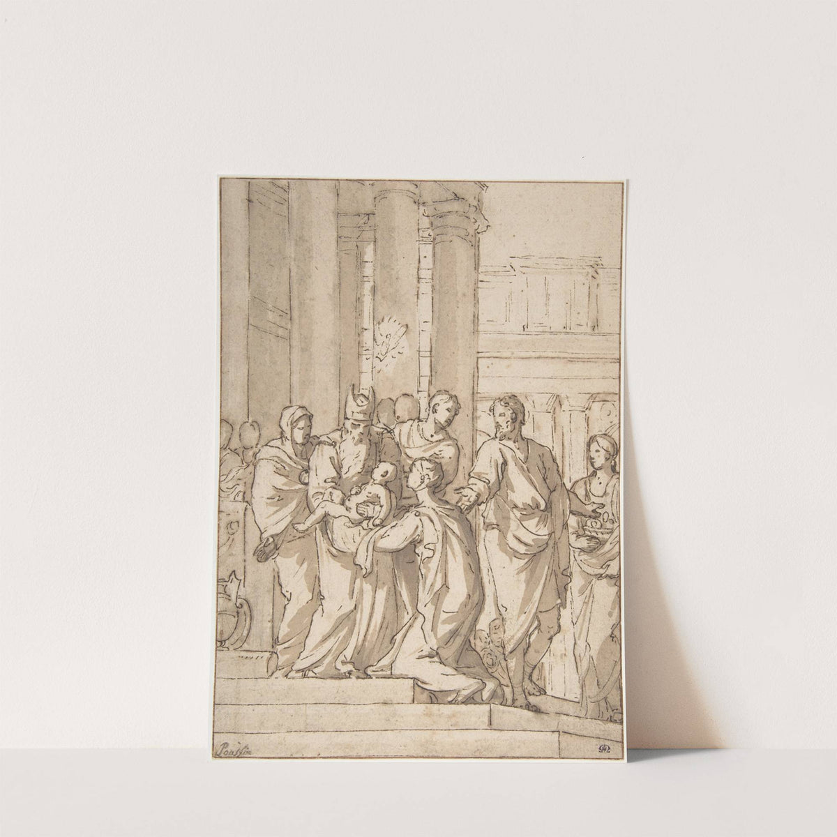 Presentation of the Infant Jesus in the Temple (ca. 1643) by Charles Mellin