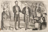 Presidents Buchanan and Lincoln Entering the Senate Chamber before the Inauguration (1861)