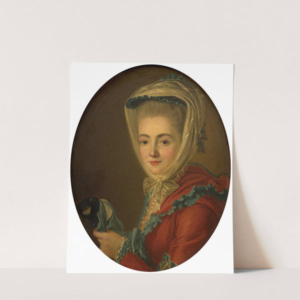 Presumed portrait of Henriette Caudron, the wife of the artist (1768) by François-Bruno Deshays De Colleville