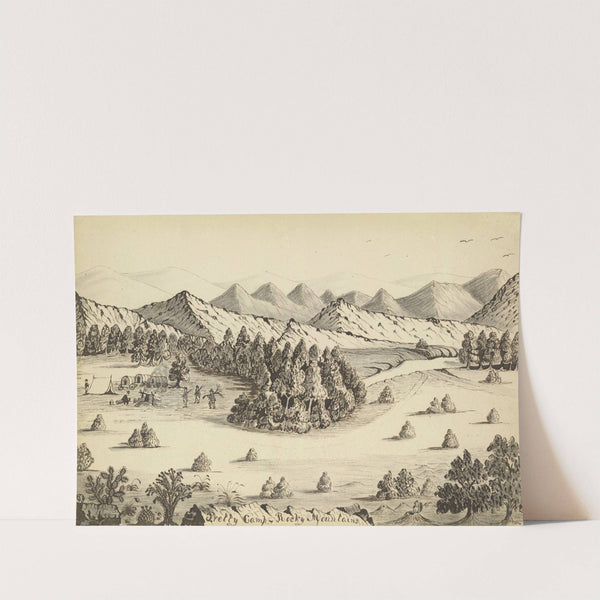 Pretty camp - Rocky Mountains by Daniel A. Jenks