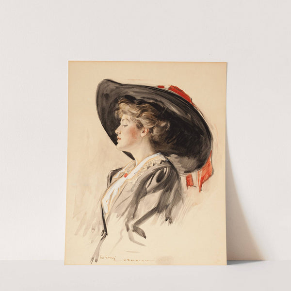 Pretty Girl Profile by Henry Patrick Raleigh