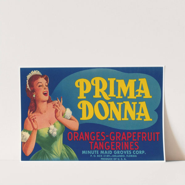 Prima Donna Citrus Label (1930-1950)