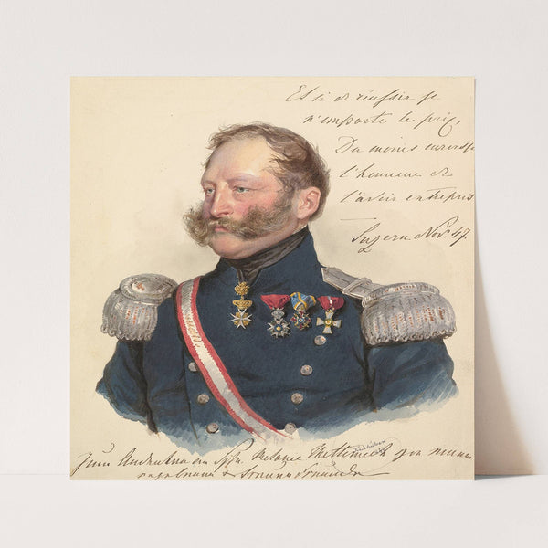 Prince Friedrich of Schwarzenberg (1847) by Josef Kriehuber