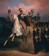 Prince Józef Poniatowski before the front of grenadiers