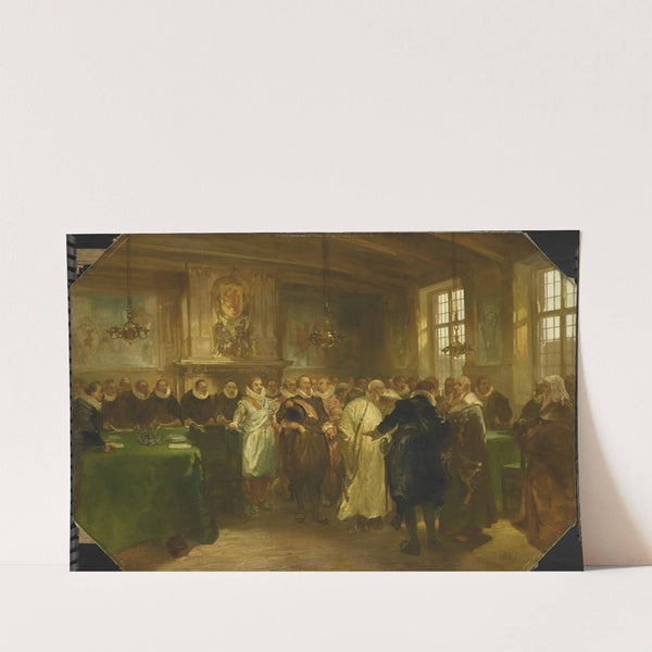 Prince Maurits Receiving a Russian Delegation in 1614 by Charles Rochussen