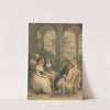 Prince Rasselas and His Sister Conversing in Their Summer Palace on the Banks of the Nile by Samuel Shelley