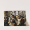 Prince Vladimir Chooses A Religion In 988.(A Religious Dispute In The Russian Court) by Johann Leberecht Eggink