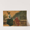Princess Caroline Amalie Sketching in Naples. Study by Johan Christian Dahl