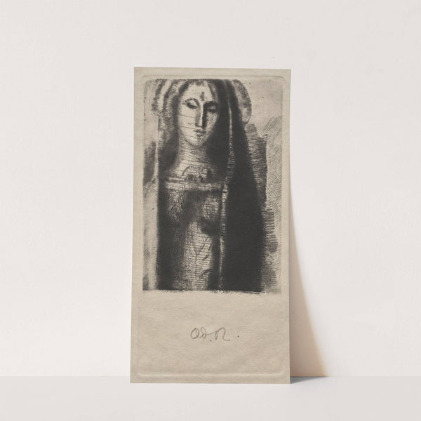 Princess Maleine (The Little Madonna) (1892) by Odilon Redon