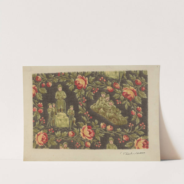 Printed Cotton (Winter Sports) by Pearl Gibbo