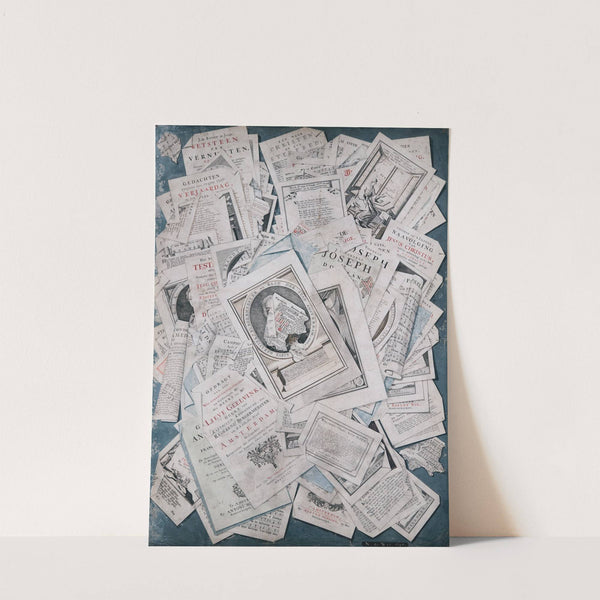 Printed Pages, Trompe l’Oeil by Nicolaas de Wit