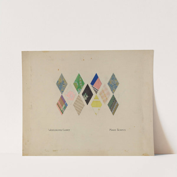 Printed Quilt Patterns by Maud Schmid