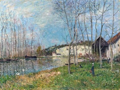 Printemps au bord du Loing (circa 1881)