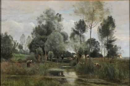 Printemps. La Saulaie