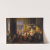 Procession at the Feast of Corpus Christi in Rome (1847) by Egron Lundgren