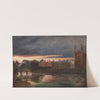 Procession of Boats on the River Cam below Clare College, Cambridge by Richard Banks Harraden