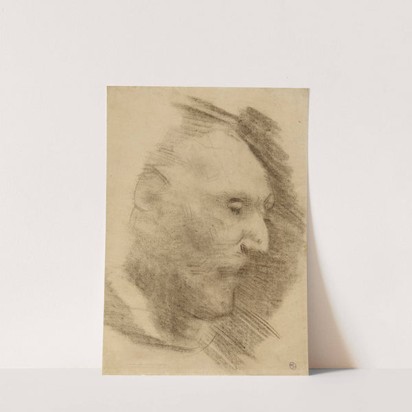 Profil d&#039;homme by Narcisse-Virgile Diaz de La Peña