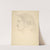 Profile and Superimposed Figure (early 20th century) by Kahlil Gibran