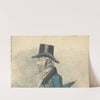 Profile of a Man with an Umbrella by Thomas Bradshaw