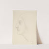 Profile of a Woman (1923) by Kahlil Gibran