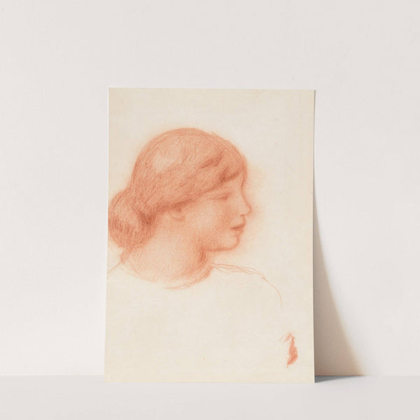 Profile of a Young Woman by Pierre-Auguste Renoir