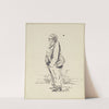 Profile of an elderly man by Rudolf Gudden