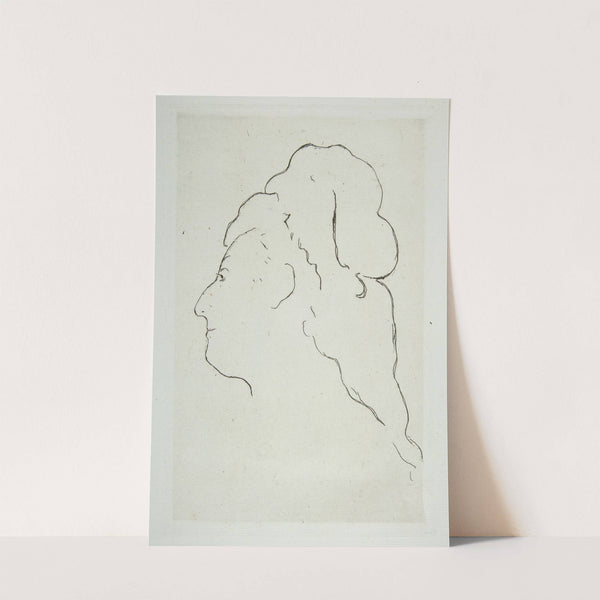 Profile of Eva Gonzales turned to the left (ca. 1870) by Édouard Manet