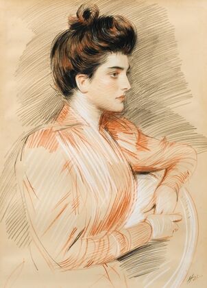 Profile Portrait Of Elisabeth Van Biema