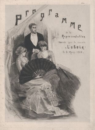 Program for the Performance of’ ‘L’Obole’ (1882)