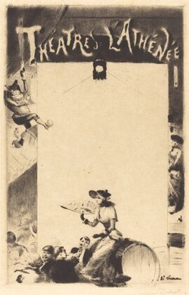 Program for ‘Théatres l’Athénée’ (1881)