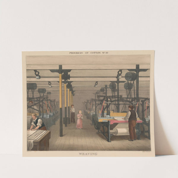 Progress of Cotton; #10 - Weaving by James Richard Barfoot