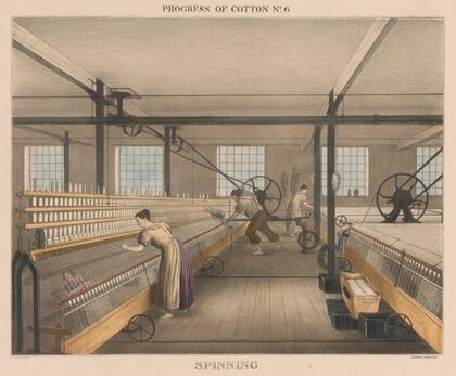 Progress of Cotton; #6 Spinning