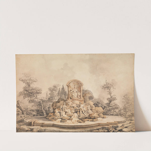 Project for a Monumental Fountain by Augustin Pajou