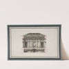 Project for the Alexander Palace, Tsarskoe Selo (Section) by Giacomo Quarenghi