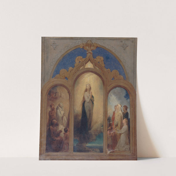 Projet pour un triptyque (19th century) by Ary Scheffer