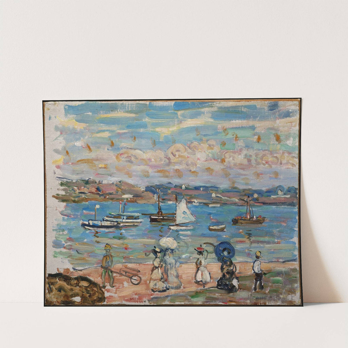 Promenade by the Sea (ca. 1912–14) by Maurice Prendergast