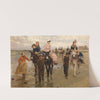 Promenade on the Beach - Heist-aan-Zee by Jan Verhas