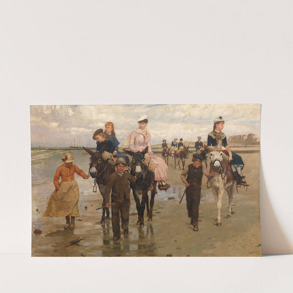 Promenade on the Beach - Heist-aan-Zee by Jan Verhas