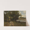 Promenade on the Riverbank by Leon Richet