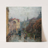 Promenadeplatz in München im Regen (1920) by Charles Vetter