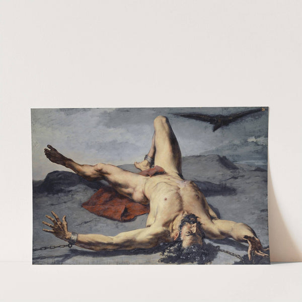 Prometheus Forged on a Rock by Frank Buchser