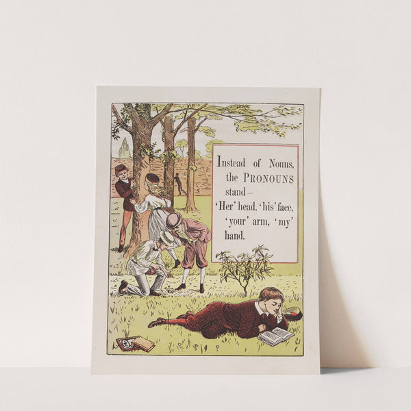 Pronouns (1868) by Walter Crane