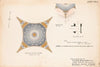 Proposed decorations for Fisher Building, Detroit, MI.] [Sheet No. 3, Dome at intersection of arcade 100 and Main Lobby 107